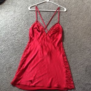 Victoria’s Secret Red Slip Dress